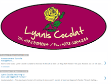 Tablet Screenshot of lyaniscocolat.blogspot.com