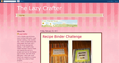 Desktop Screenshot of lazycrafter2.blogspot.com