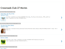 Tablet Screenshot of crossroadsclub27movies.blogspot.com