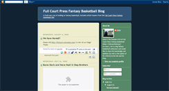 Desktop Screenshot of fullcourtfantasy.blogspot.com