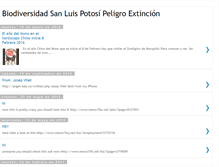 Tablet Screenshot of biodiversidadsanluispotosi.blogspot.com