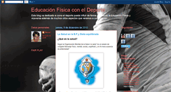 Desktop Screenshot of educacionfisicaconeldeporte.blogspot.com