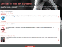 Tablet Screenshot of educacionfisicaconeldeporte.blogspot.com