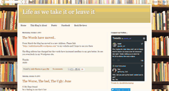 Desktop Screenshot of lifeaswetakeitankit.blogspot.com
