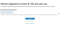 Tablet Screenshot of hilliveymigration.blogspot.com