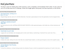 Tablet Screenshot of nocyberhate.blogspot.com