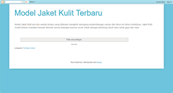 Desktop Screenshot of model-jaket-kulit.blogspot.com