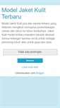 Mobile Screenshot of model-jaket-kulit.blogspot.com