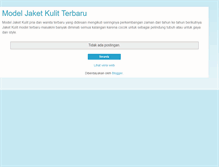 Tablet Screenshot of model-jaket-kulit.blogspot.com