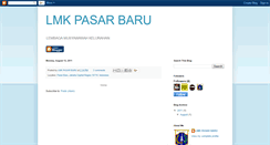 Desktop Screenshot of lmkpasarbaru.blogspot.com