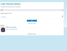 Tablet Screenshot of lmkpasarbaru.blogspot.com