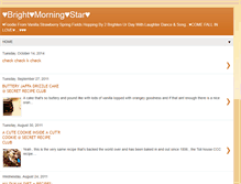 Tablet Screenshot of brightmorningstarsfoodie.blogspot.com