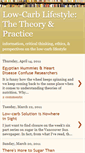 Mobile Screenshot of low-carblifestylethetheorypractice.blogspot.com