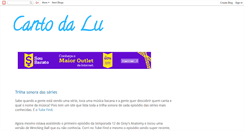 Desktop Screenshot of cantodalu.blogspot.com
