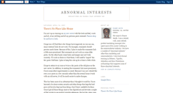 Desktop Screenshot of abnormalinterests.blogspot.com