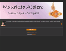 Tablet Screenshot of maurizioalbiero.blogspot.com