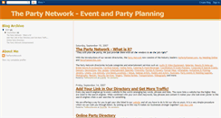 Desktop Screenshot of party-network.blogspot.com