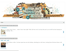 Tablet Screenshot of creativeauthority.blogspot.com