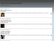 Tablet Screenshot of diaryofascreenwriter.blogspot.com