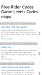 Mobile Screenshot of freeridercodes.blogspot.com