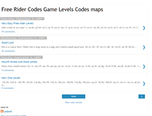 Tablet Screenshot of freeridercodes.blogspot.com