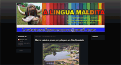 Desktop Screenshot of alinguamaldita.blogspot.com