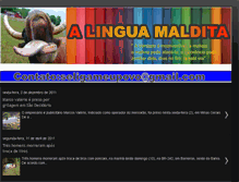 Tablet Screenshot of alinguamaldita.blogspot.com