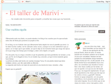 Tablet Screenshot of eltallerdemarivi.blogspot.com