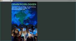 Desktop Screenshot of ormbergsbloggen.blogspot.com