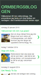 Mobile Screenshot of ormbergsbloggen.blogspot.com