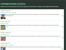 Tablet Screenshot of ormbergsbloggen.blogspot.com