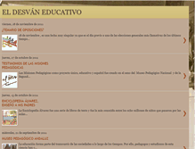 Tablet Screenshot of eldesvaneducativo.blogspot.com