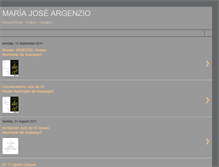 Tablet Screenshot of mariajoseargenzio.blogspot.com