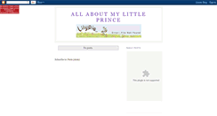 Desktop Screenshot of mylittleprince-vernon.blogspot.com