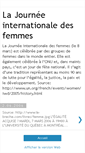 Mobile Screenshot of journeeinternationaledelafemme2006.blogspot.com