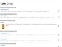 Tablet Screenshot of gottasweat.blogspot.com