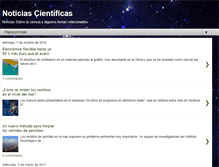 Tablet Screenshot of noticiascientficas.blogspot.com
