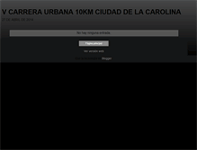 Tablet Screenshot of carreraurbana10kmciudaddelacarolina.blogspot.com