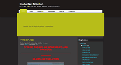 Desktop Screenshot of gnetsolution.blogspot.com