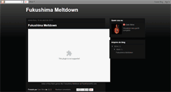 Desktop Screenshot of fukushimameltdown.blogspot.com