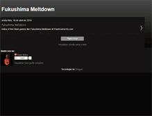 Tablet Screenshot of fukushimameltdown.blogspot.com