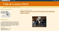 Desktop Screenshot of clubdelectura-imac.blogspot.com