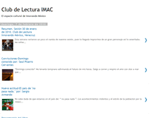 Tablet Screenshot of clubdelectura-imac.blogspot.com