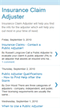 Mobile Screenshot of insuranceclaimadjuster.blogspot.com