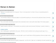 Tablet Screenshot of kieraninmotion.blogspot.com