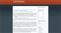 Desktop Screenshot of cubicledplayground.blogspot.com