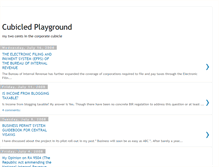 Tablet Screenshot of cubicledplayground.blogspot.com