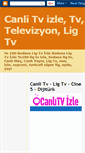 Mobile Screenshot of canli-tv-izle-ligtv.blogspot.com