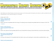 Tablet Screenshot of moto-helmet-reviews.blogspot.com