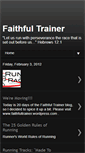 Mobile Screenshot of faithfultrainer.blogspot.com
